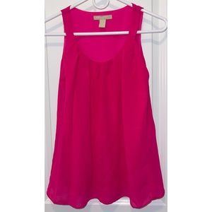 Banana Republic Hot Pink Sleeveless Blouse Size: S